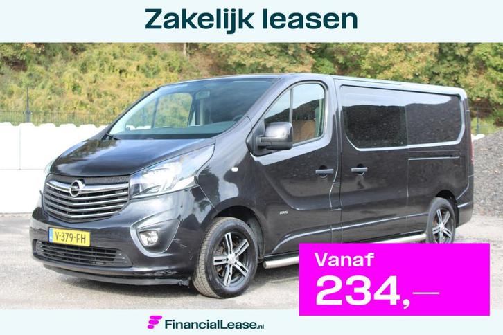 Opel Vivaro 1.6 CDTI L2H1 DC Sport EcoFlex Dubbel cabine/ le, Auto's, Bestelauto's, Bedrijf, Lease, Financial lease, 4x4, ABS