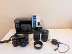 Panasonic Lumix GX80 + 3 lenses + carrying bag, Ophalen, Zo goed als nieuw, Overige Merken, 8 keer of meer
