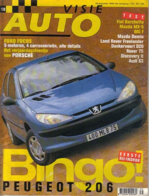 Autovisie 18 1998 : Mazda MX5 - MG MGF - Fiat Barchetta, Boeken, Auto's | Folders en Tijdschriften, Gelezen, Algemeen, Ophalen of Verzenden