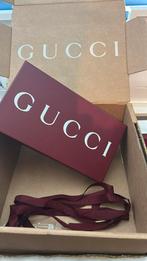 Prachtige donkerrode ORIGINELE GUCCI DOZEN 2 stuks, Ophalen of Verzenden, Nieuw