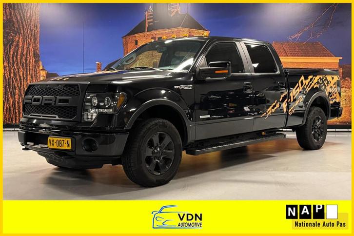 Ford F-150 FX4 3.5 V6 Ecoboost 4X4 DC LPG Leer Camera Marge, Auto's, Ford Usa, Bedrijf, Te koop, F-150, 4x4, ABS, Achteruitrijcamera