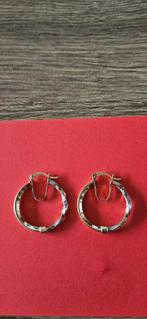 Gouden oorbellen 14 karaat met keurmerken 3.5 gram, Hangers, Ophalen of Verzenden, Zo goed als nieuw, Goud