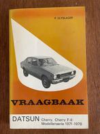 Vraagbaak Datsun Cherry, Cherry F-II,Modellenserie 1971-1978, Auto diversen, Handleidingen en Instructieboekjes, Ophalen of Verzenden