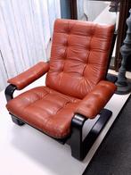 Vintage Coja fauteuil  1968 Coja, Ophalen, Minder dan 75 cm, Hout, Zo goed als nieuw