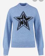 Nieuw NIKKIE sweater star, lichtblauw, maat 42 (Kate Moss), Blauw, Maat 42/44 (L), Nieuw, Ophalen of Verzenden
