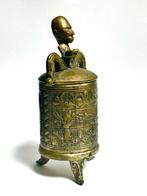 Antieke Bronzen Betelnoten Pot - Dayak Borneo, Antiek en Kunst, Ophalen of Verzenden