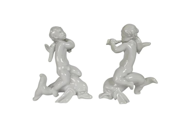 B&G- Bing & Grondahl - 'Sea' - design Karl Nielsen - (set), Antiek en Kunst, Antiek | Porselein, Ophalen of Verzenden