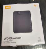 WD Elements 4TB Portable HDD - Nieuw & Verzegeld!, Computers en Software, Harde schijven, HDD, Nieuw, Ophalen of Verzenden, Desktop