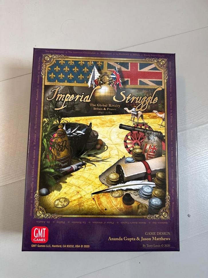Imperial Struggle Bordspel, Hobby en Vrije tijd, Gezelschapsspellen | Bordspellen, Zo goed als nieuw, Een of twee spelers, Ophalen of Verzenden