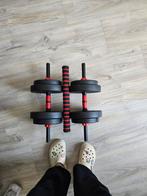 2 in 1 new dumbells with 15kg for onky 27.99, Sport en Fitness, Fitnessmaterialen, Ophalen of Verzenden, Zo goed als nieuw, Dumbbell