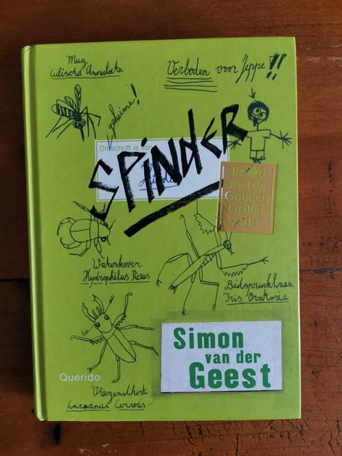 Simon van der Geest - Spinder, Boeken, Kinderboeken | Jeugd | 10 tot 12 jaar, Zo goed als nieuw, Ophalen of Verzenden
