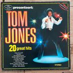 Lp Tom Jones, 20 Great Hits, Ophalen of Verzenden, 1960 tot 1980, Gebruikt, 12 inch