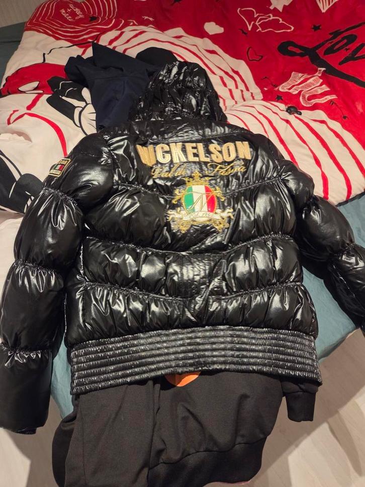 Nickelson Jas - Maat L, Kleding | Dames, Jassen | Winter, Gedragen, Maat 42/44 (L), Zwart, Ophalen of Verzenden