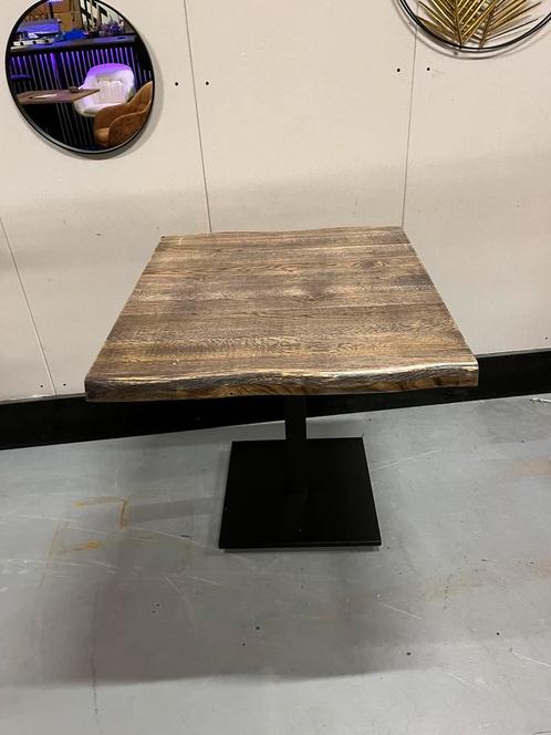 Horeca eettafel eikenhout 70x80 cm, Antiek en Kunst, Antiek | Meubels | Tafels, Ophalen of Verzenden