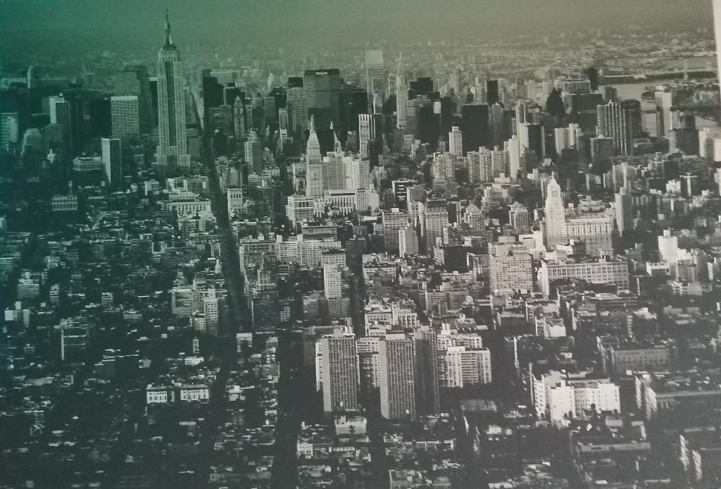 Schilderij New York ,zwart/wit, 70x100 cm, Huis en Inrichting, Woonaccessoires | Schilderijen, Tekeningen en Foto's, Ophalen, Zo goed als nieuw