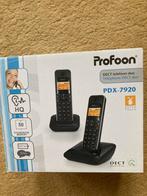 226 Nieuwe Profoon dect telefoonduo PDX-7920, Verzenden, Nieuw, 2 handsets