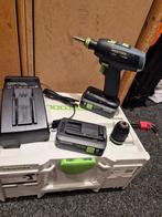 Festool t18+3 boormachine set, Ophalen of Verzenden, Nieuw, Boormachine