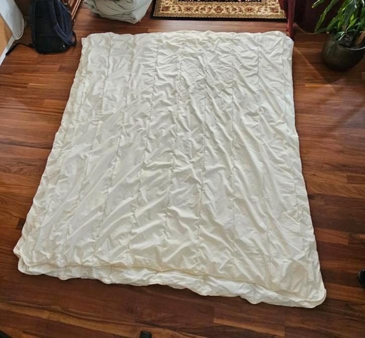 Dons dekbed, 140 x 200, 4 seizoenen, Huis en Inrichting, Slaapkamer | Beddengoed, Deken of Dekbed, Tweepersoons, Wit, Ophalen of Verzenden