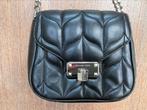 Michael Kors zwart leren crossbody tasje, Ophalen of Verzenden, Gebruikt, Zwart, Schoudertasje