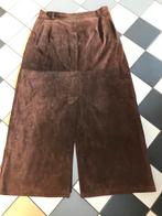 Pellucci bruin suède vintage lange maxi rok m 38, Maat 38/40 (M), Bruin, Ophalen of Verzenden, X