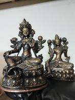 Tara bronzen antiek begin 20e eeuws 2x?, Antiek en Kunst, Ophalen of Verzenden
