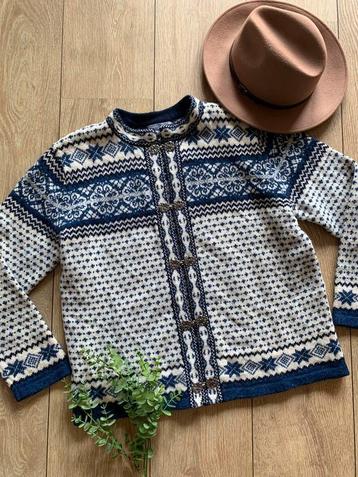Carroll Reed wollen vest M L bohemian wool cardigan beschikbaar voor biedingen
