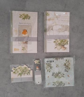 Pakketje met Marjolein Bastin kerst tafelschikking kaartjes beschikbaar voor biedingen