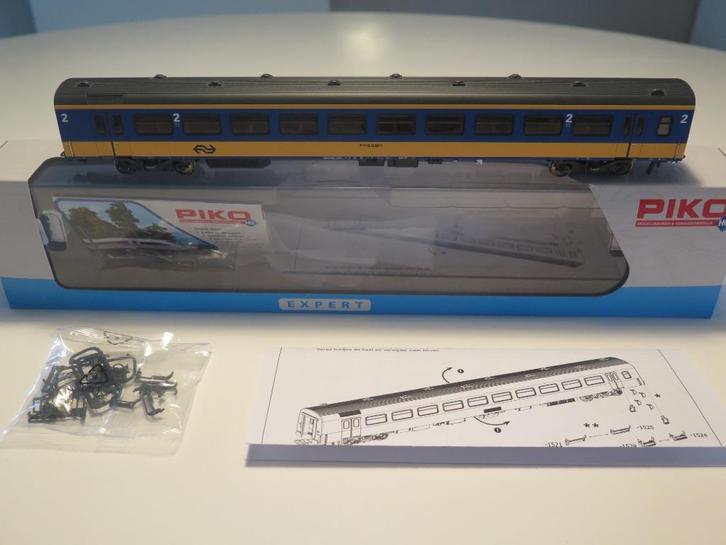 PIKO 97633 NS ICR 2kl mét verlichting (OVP), Hobby en Vrije tijd, Modeltreinen | H0, Zo goed als nieuw, Wagon, Gelijkstroom, Piko