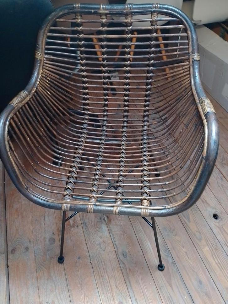 Rieten eetkamerstoel, Antiek en Kunst, Antiek | Meubels | Stoelen en Banken, Ophalen