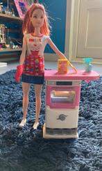 Barbie bakset met pop, Ophalen of Verzenden, Gebruikt, Barbie
