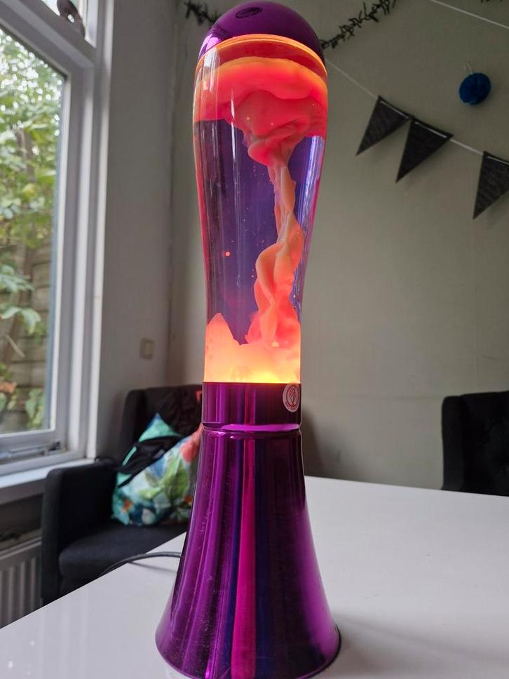 Groot Lava Lamp - Balvi - Rotterdam West, Huis en Inrichting, Lampen | Overige, Gebruikt, Ophalen of Verzenden
