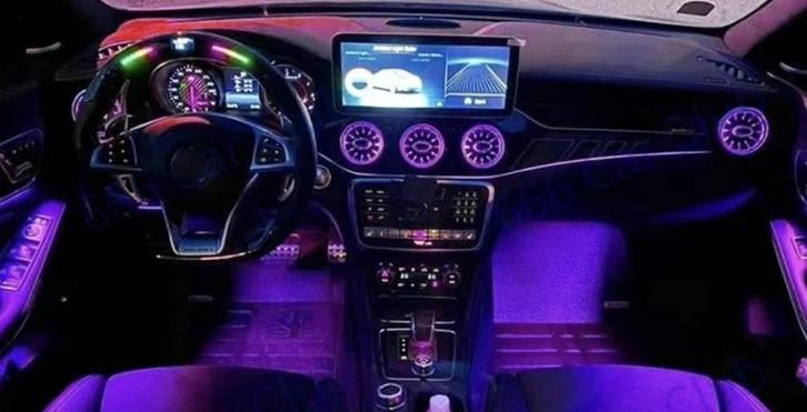 ventilatie met verlichting mercedes glc x253 c-klasse w205, Auto diversen, Tuning en Styling, Ophalen of Verzenden