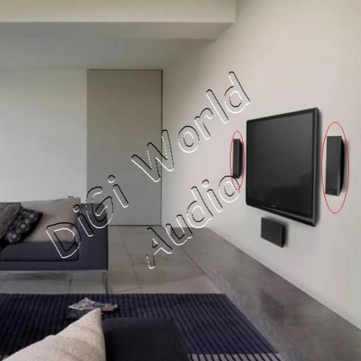 KEF T101 ultra slanke speakers, Audio, Tv en Foto, Luidsprekers, Zo goed als nieuw, Front, Rear of Stereo speakers, 120 watt of meer