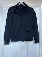 Promiss donkerblauw vest maat L/XL, Kleding | Dames, Truien en Vesten, Promiss, Blauw, Maat 42/44 (L), Ophalen of Verzenden