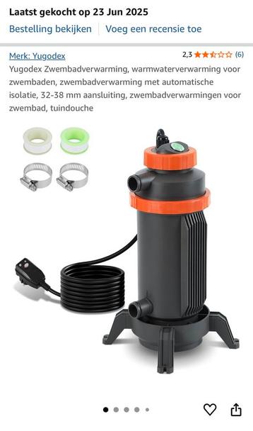 Zwembad verwarming beschikbaar voor biedingen