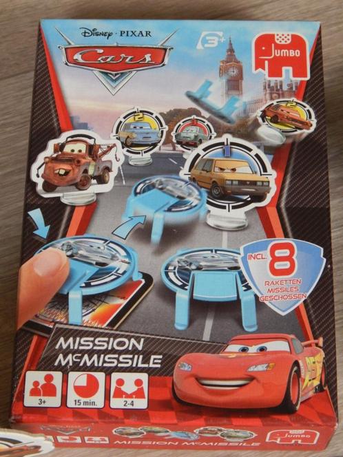 CARS Mission Mc Missile, Hobby en Vrije tijd, Gezelschapsspellen | Overige, Gebruikt, Een of twee spelers, Ophalen of Verzenden