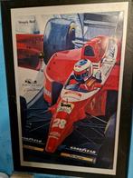 Gerard Berger geëtste klok., Verzamelen, Automerken, Motoren en Formule 1, Ophalen of Verzenden, Zo goed als nieuw, Auto's