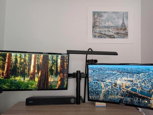 Monitor setup, Computers en Software, Monitoren, Zo goed als nieuw, Gaming, Ophalen
