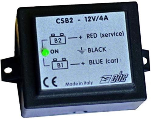 CSB2 12V-4A Acculader huishoudaccu naar startaccu, Caravans en Kamperen, Camper-accessoires, Zo goed als nieuw, Ophalen of Verzenden