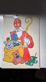 Dubbelzijdig schoolplaten Sinterklaas&Zwarte Piet, Ophalen of Verzenden, Zo goed als nieuw