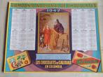 Reclame kalender 1947.  Colombiaanse chocolade, Verzamelen, Posters, Gebruikt, Rechthoekig Liggend, Ophalen of Verzenden, A1 t/m A3