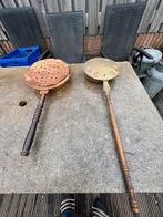 Antieke koperen bedstoof, beddenpan, Antiek en Kunst, Antiek | Koper en Brons, Ophalen of Verzenden, Koper