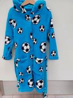 Playshoes Fleece badjas, Voetbal / Blauw mt 110-116, Playshoes, Nacht- of Onderkleding, Jongen of Meisje, Ophalen of Verzenden