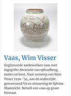Vaas Wim Visser, Antiek en Kunst, Ophalen of Verzenden