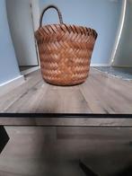 Rieten mand, Mand, Rond, Ophalen of Verzenden, Zo goed als nieuw