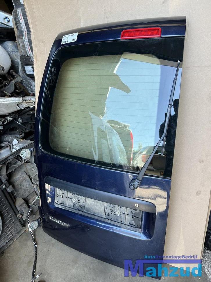 2012 VW CADDY 3 BLAUW LD5Q LINKS Achter deur portier, Auto-onderdelen, Carrosserie en Plaatwerk, Deur, Volkswagen, Gebruikt, Ophalen