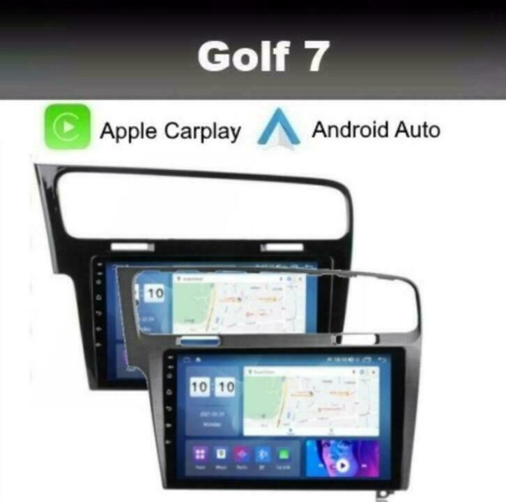 VW Golf 7 android 11 radio navigatie wifi radio dab+ carplay, Auto diversen, Autoradio's, Ophalen of Verzenden
