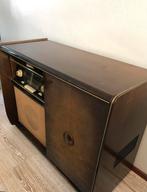 Vintage Philips radio-platenspeler, Ophalen, Gebruikt