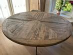 Ronde salontafel Riviera Maison, Ophalen, 100 tot 150 cm, Zo goed als nieuw, Minder dan 50 cm