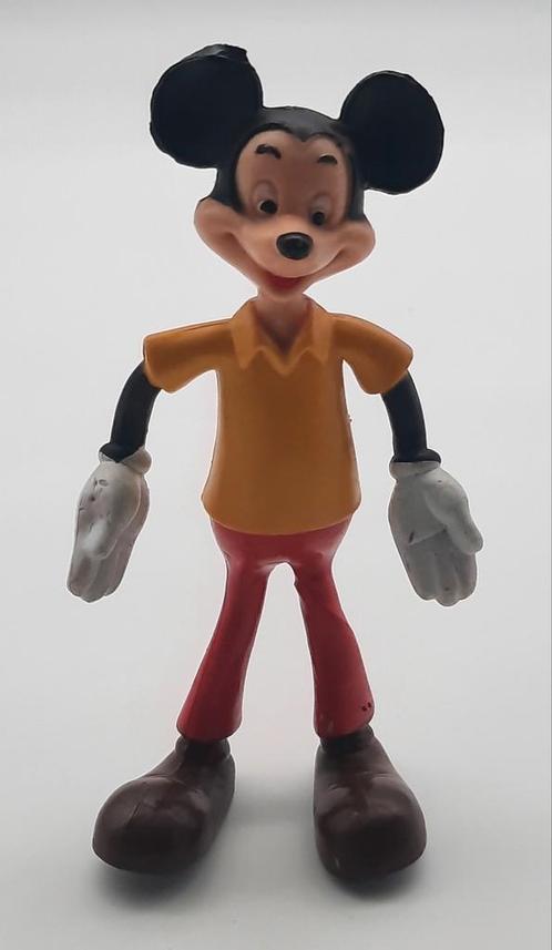 Vintage Mickey Mouse Buigpop Brabo, Verzamelen, Disney, Gebruikt, Beeldje of Figuurtje, Mickey Mouse, Ophalen of Verzenden